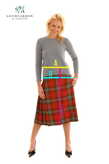 Ladies Kilt and Skirt Measurements