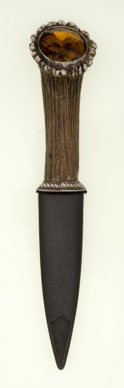 Stag Sgian Dubh Knife - Click Image to Close