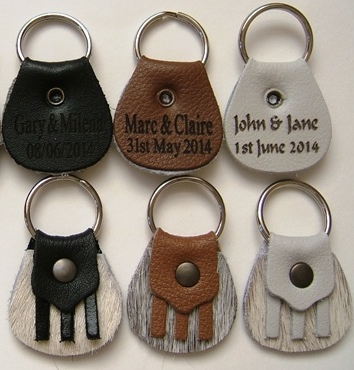 Scottish Sporran Personalized Wedding Key Rings (30) - Click Image to Close