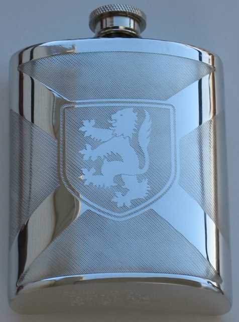 Rectangular Scottish Flags Flask