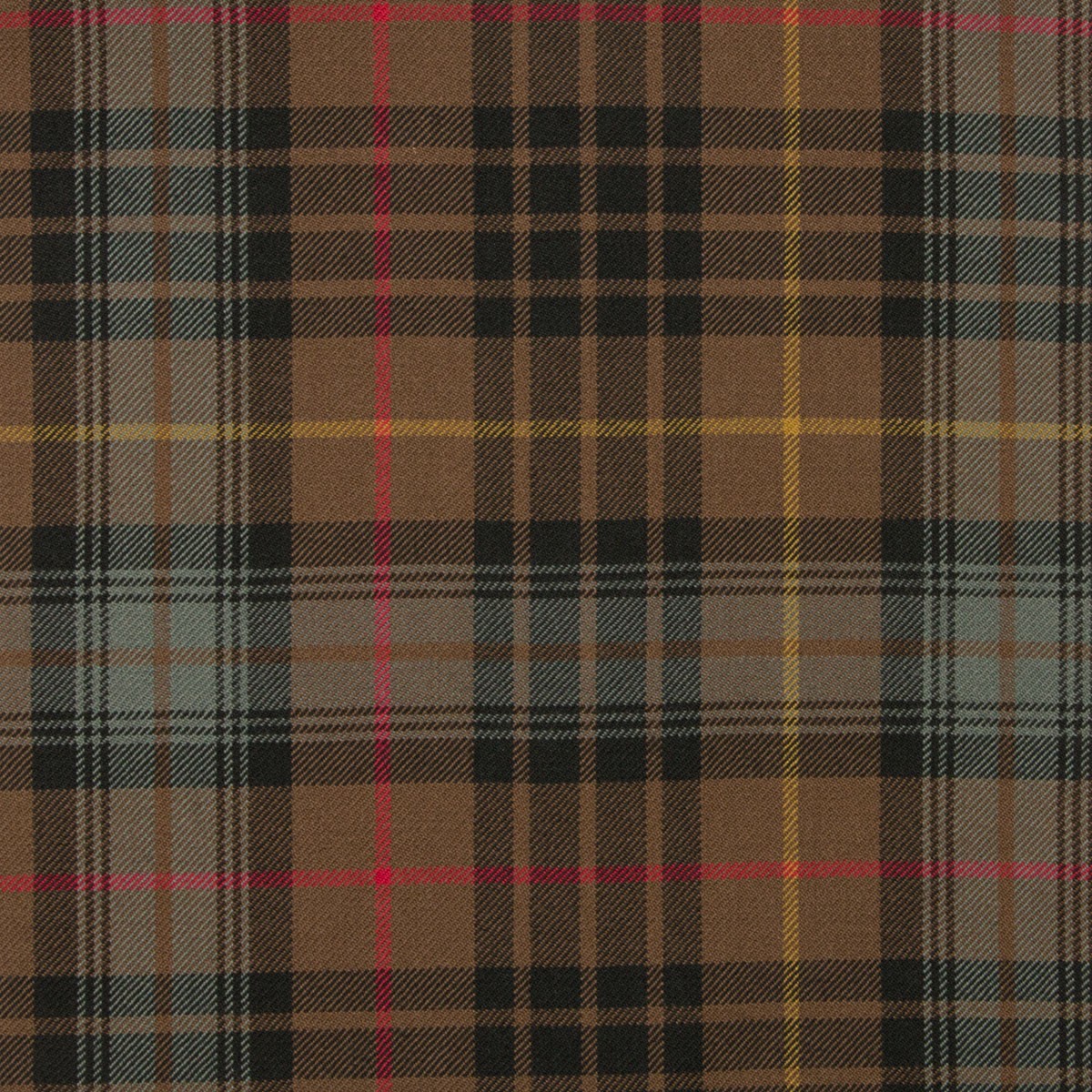 Stewart Hunting Weathered Braeriach Tartan Fabric - Click Image to Close
