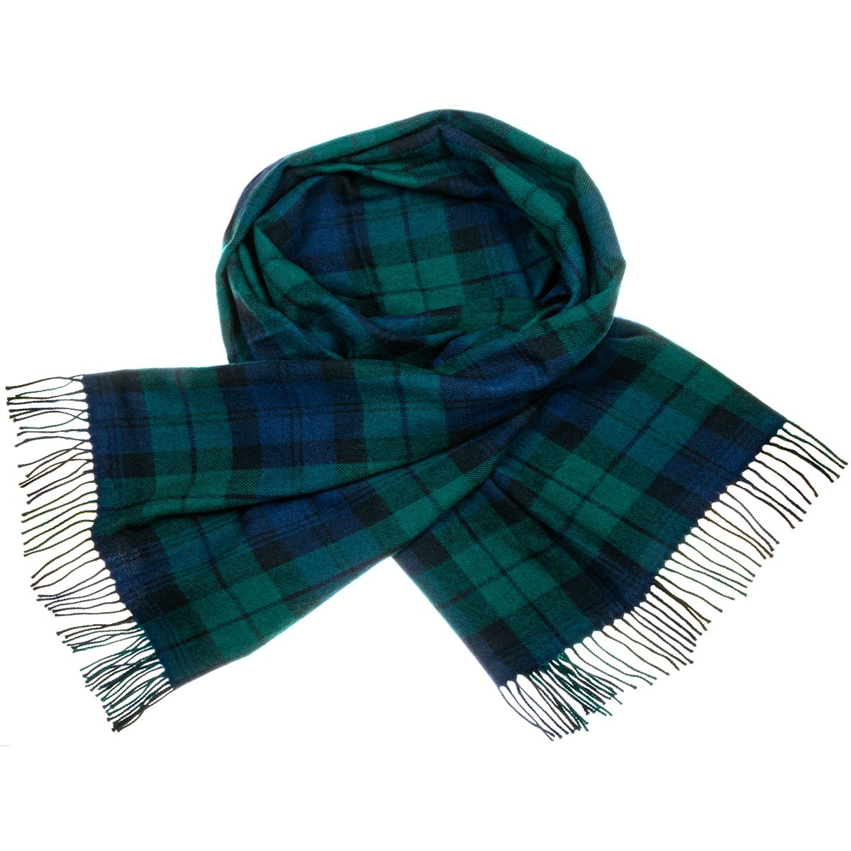 Black Watch Modern Tartan Lambswool Stole