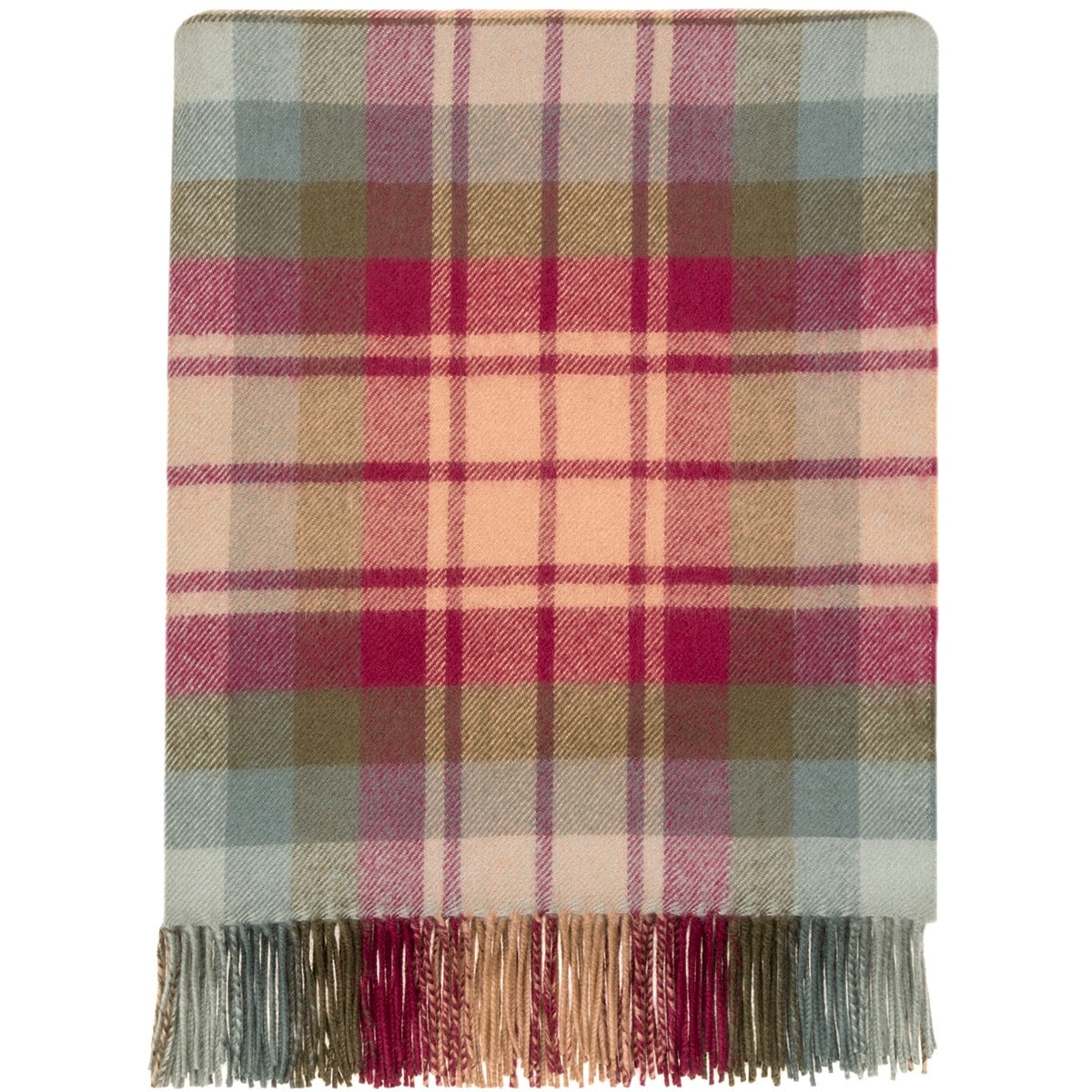 Auld Scotland Tartan Lambswool Stole - Click Image to Close