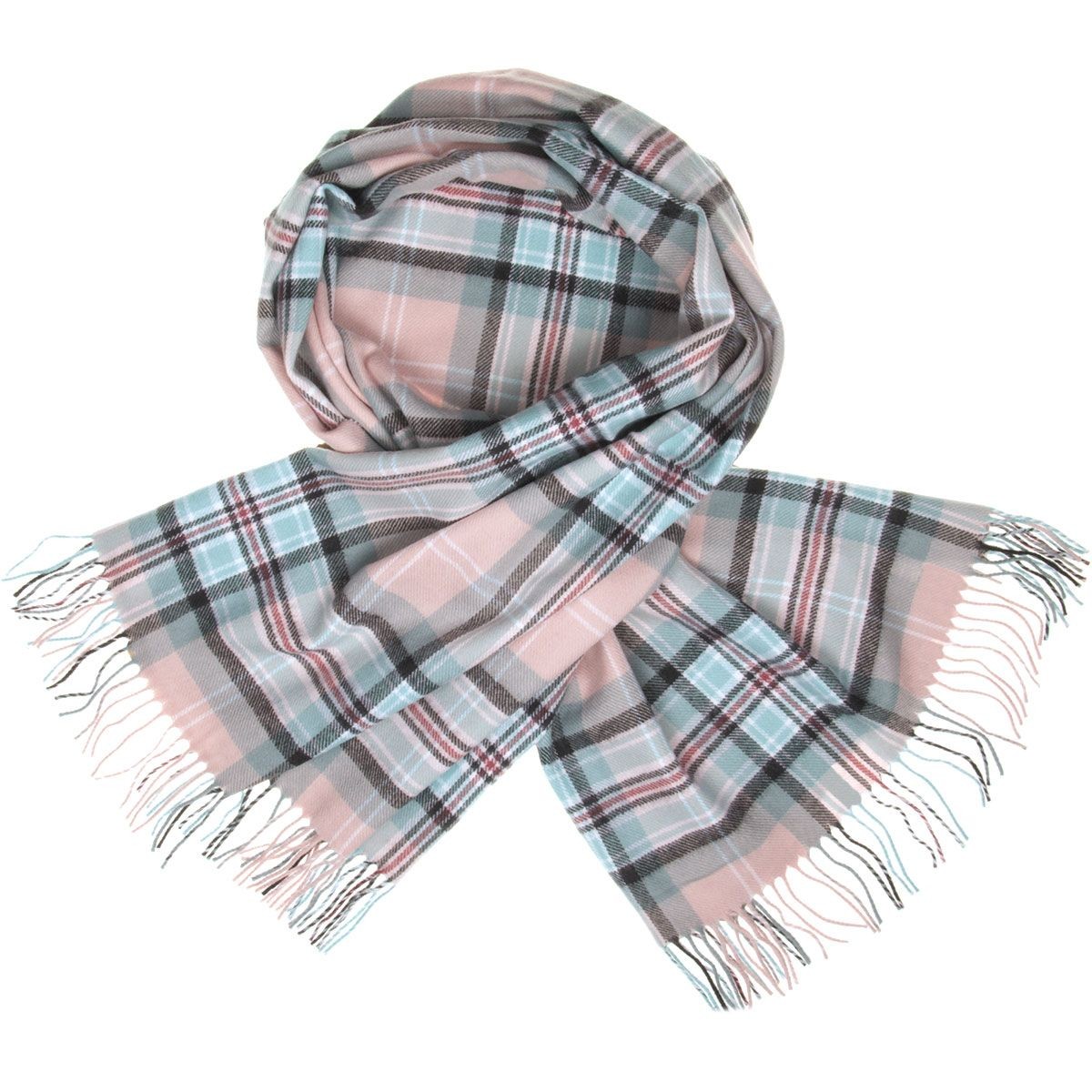 Diana Princess of Wales Memorial Rose Tartan Lambswool Stole