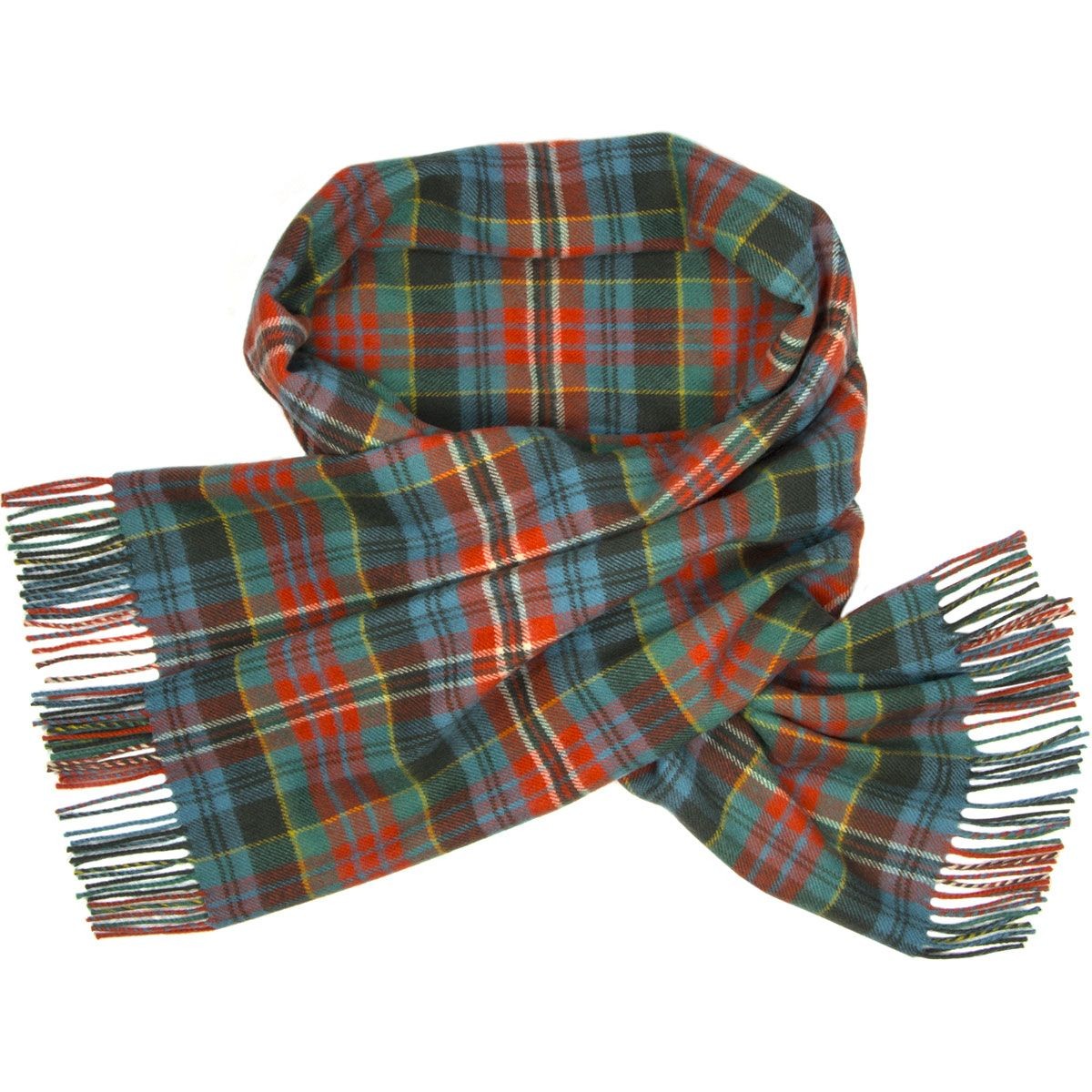 Kidd Ancient Tartan Lambswool Stole - Click Image to Close