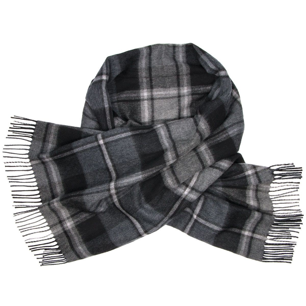 MacCrae Hunting Grey Tartan Lambswool Stole