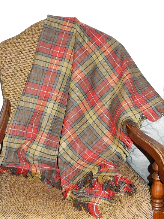 Scottish Lap Blanket In Strome Tartans - Click Image to Close