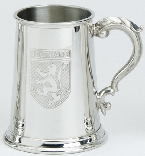 Scotland Badge Tankard - Click Image to Close