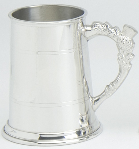 Thistle Handle Tankard - Click Image to Close