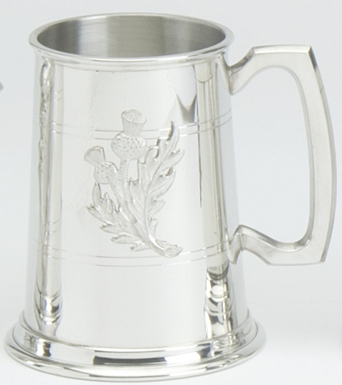 Thistle Front Tankard