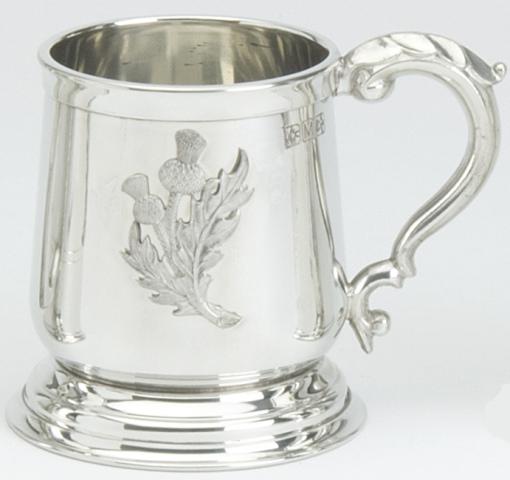 Thistle Badge Tankard - Click Image to Close