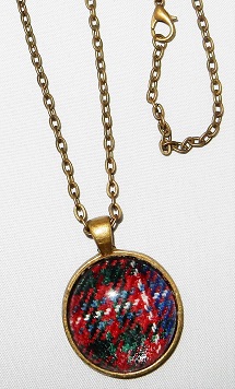 Scottish Tartan Pendant - Click Image to Close