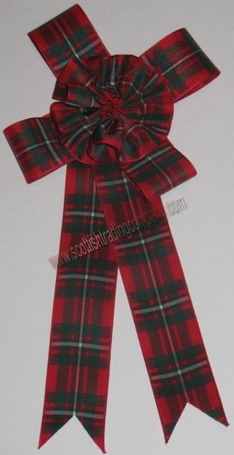 Traditional Tartan Rosette Kilt "Pin" - Click Image to Close