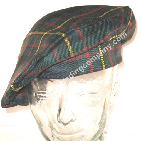 Tartan Scottish Bonnet - Click Image to Close