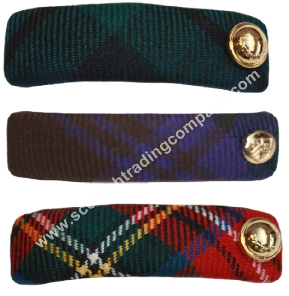 Tartan Small Hair Clip - Click Image to Close