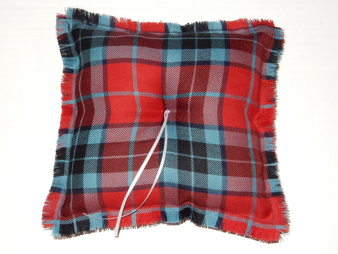 Scottish Tartan Wedding Ring Pillow