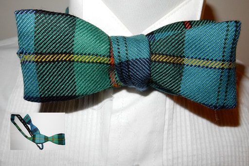 Self Tie Scottish Tartan Bow Tie - Click Image to Close