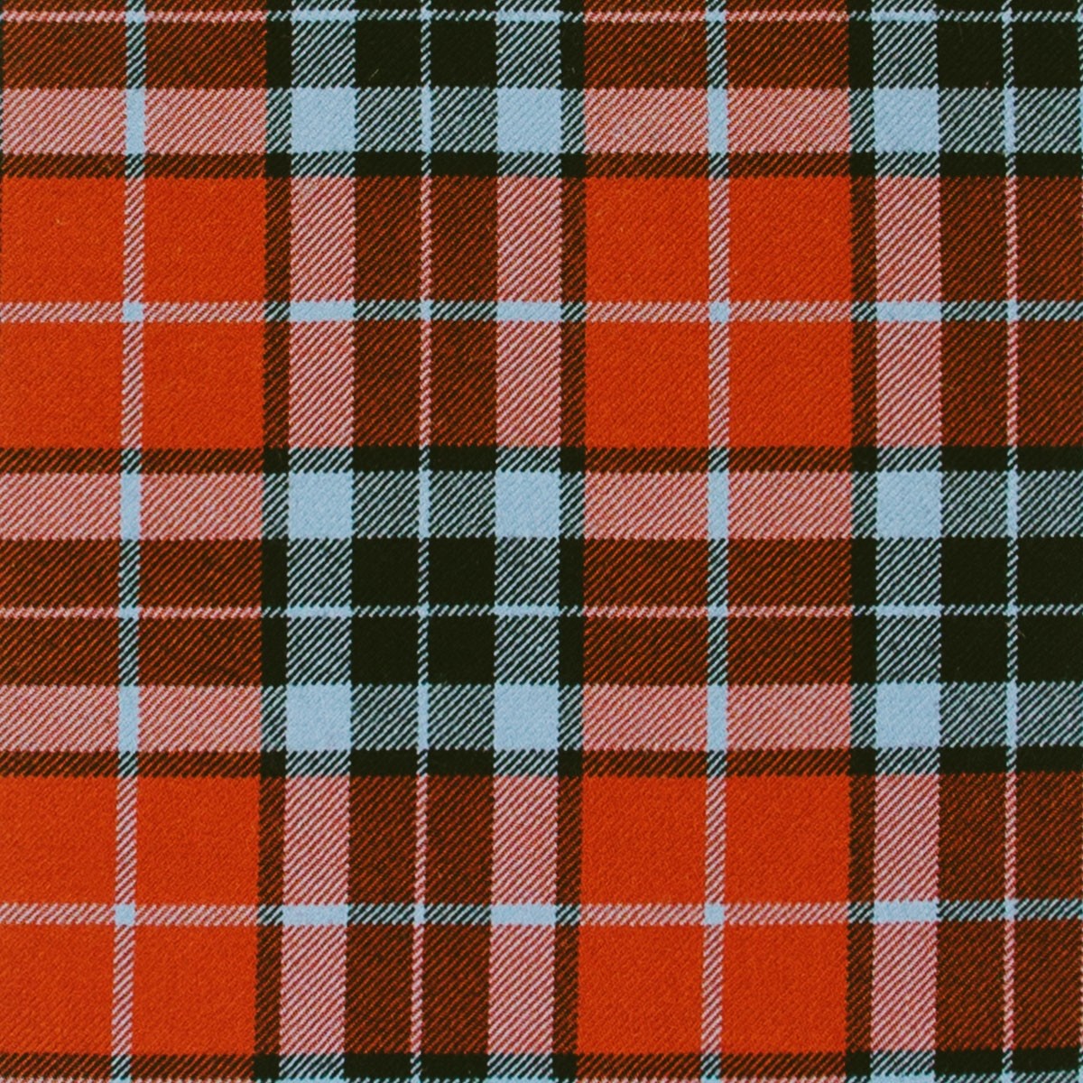 Thompson Red Ancient Heavy Weight Tartan Fabric - Click Image to Close