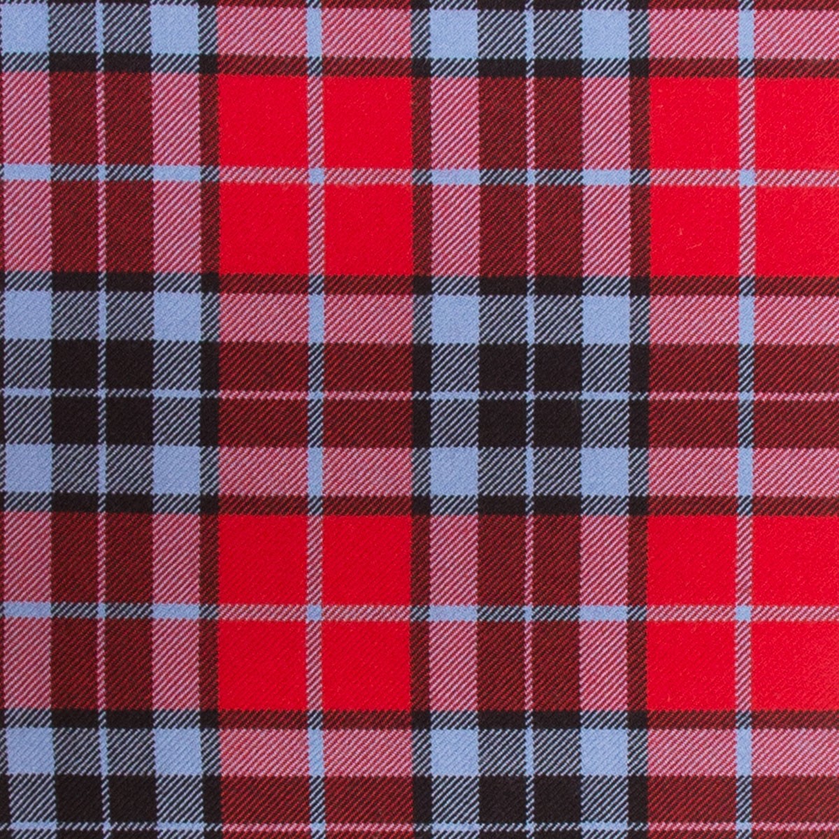 Thompson Red Modern Heavy Weight Tartan Fabric