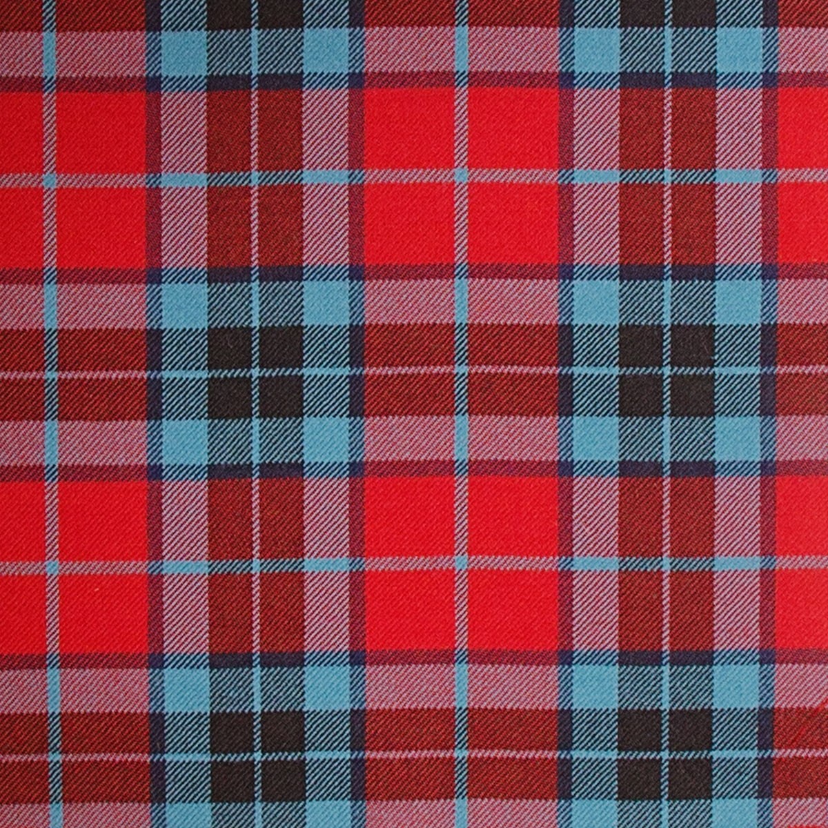 Thompson Red Modern Tartan Fabric