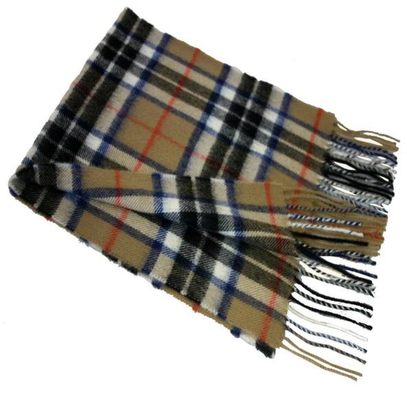 Thompson Clan Camel Tartan Scarf