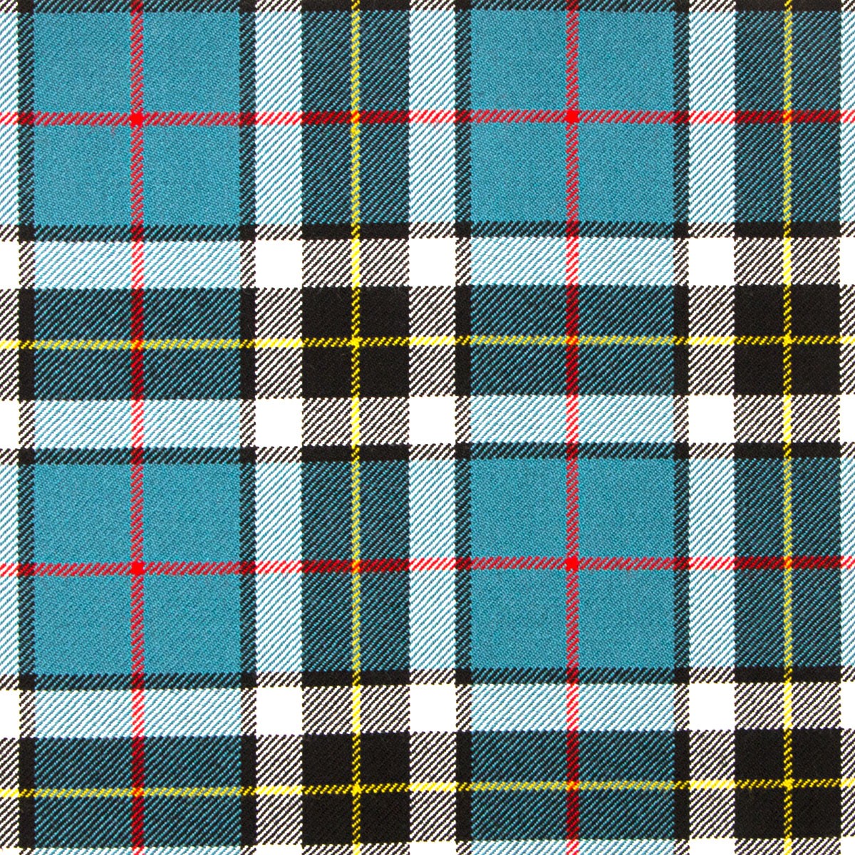 Thompson Blue Heavy Weight Tartan Fabric - Click Image to Close