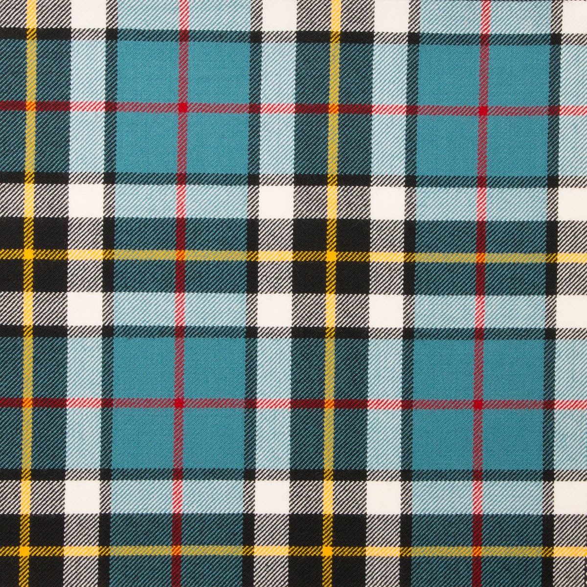 Thompson Blue Tartan Fabric - Click Image to Close