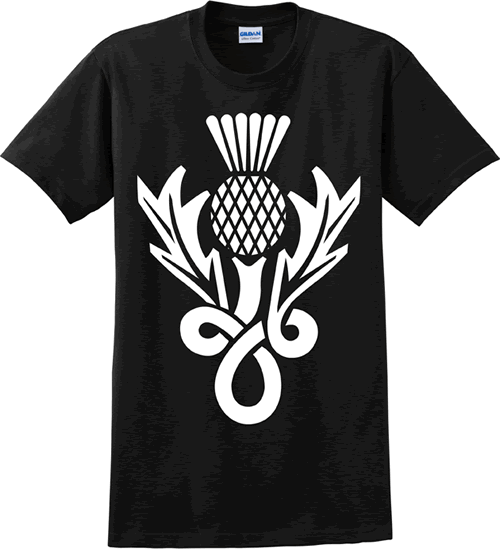 Scottish Thistle Celtic Knot T-shirt