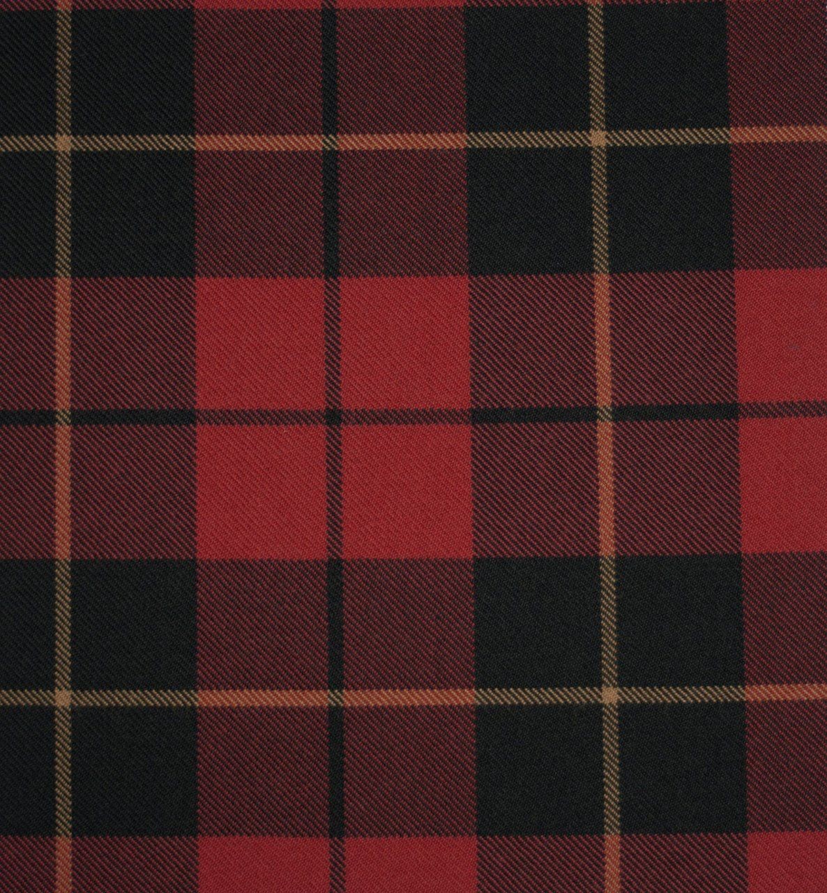 Wallace Weathered Heavy Weight Tartan Fabric - Click Image to Close