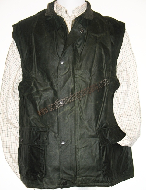 Waxed Vest - Click Image to Close